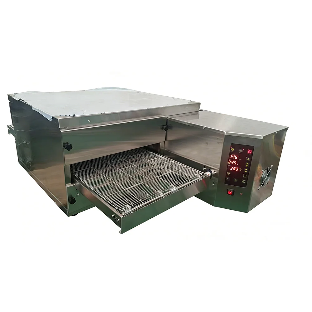 &A*Wholesale Commercial Electric Gas Pizza Oven 12/18/32 Inch Pizza Professional Conveyor Belt Hot Air Circulation Baking Oven