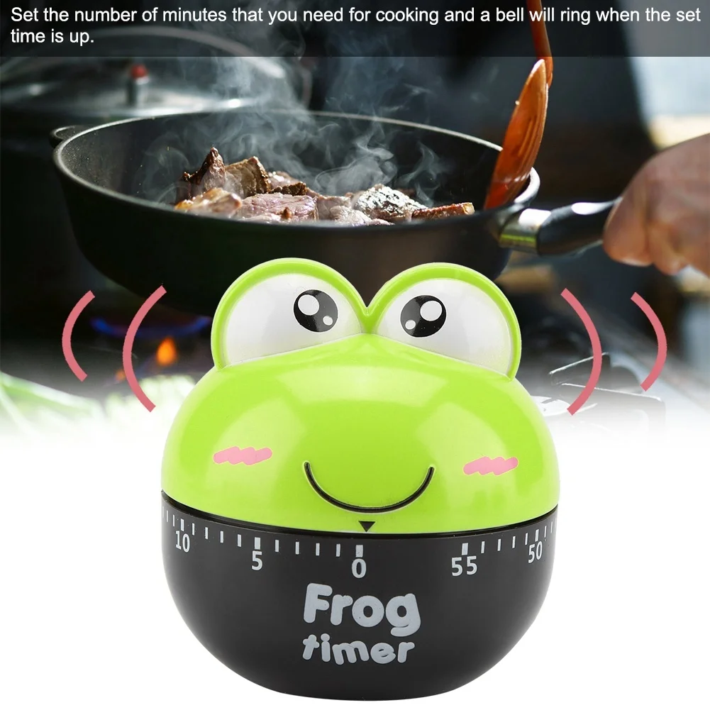 Cartoon Animal Shape Kitchen Timer Mechanical Counters Clock for Cooking Timing Tool