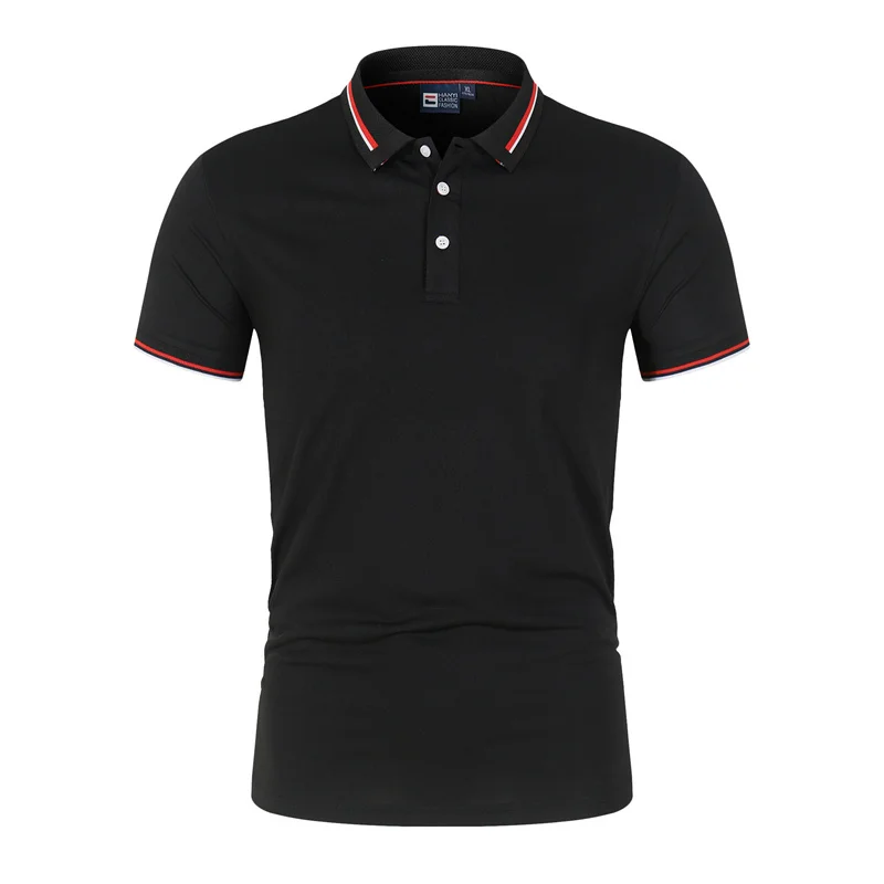 NEW Hot Sale Men's Summer Casual Breathable Comfortable Polo Shirt Men's Solid Color High Quality Short Sleeve T-Shir men tops