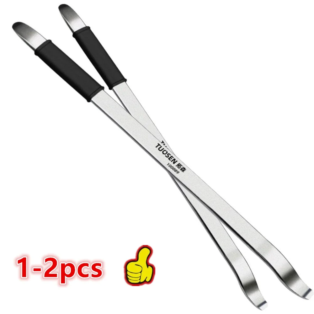 

1/2PCS Professional Tire Changer Pry Bar Tool-Durable Metal,Rubber Handle,Labor-Saving Design,Non-Damaging Pry Corner