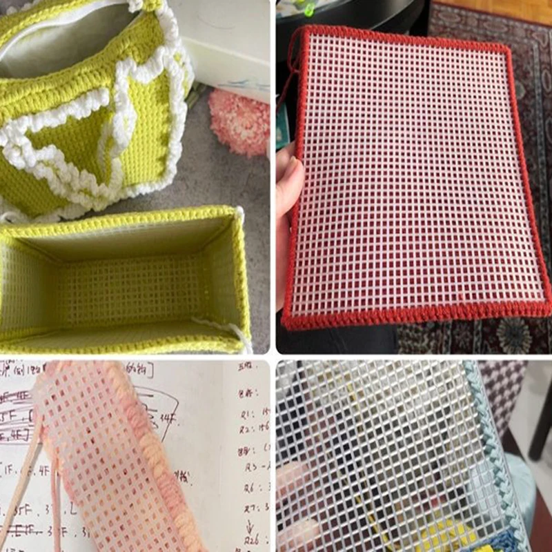 Durable Grid Hook and Mesh Cloth for Latch Hook Bags - DIY Craft Supply