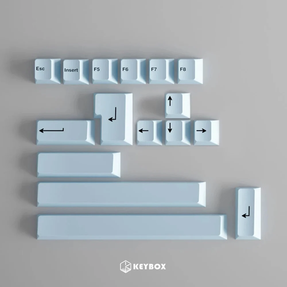 GeekArk BOW Accents Keycaps Minimalist 16 Keys Cherry Profile PBT Key Cap Set Dye Sublimation For Mechanical Keyboard