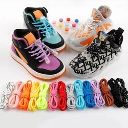 No Tie Shoelace Elastic Round Lock Shoe Laces Children's Sneakers Shoelaces Without Ties Kids Adult Laces for Shoes Shoestrings