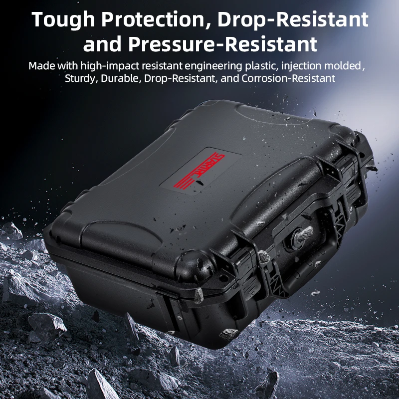 STARTRC PHOTO Doppelschichtige wasserdichte Hartschalen-Tragetasche für DJI Osmo Action 6/5 Pro/4/3 Zubehör Reise-Tragetasche Schutzhülle – Detail 8