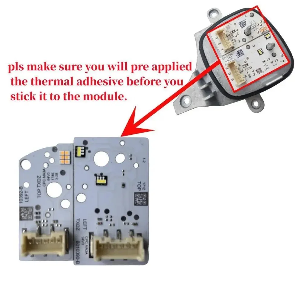 B010390-B B010391-B Daytime Running Light Turn Signal Board for 2017 INFINIT QX30 Q30 LED Headlight New DRL LED Module MDE911805