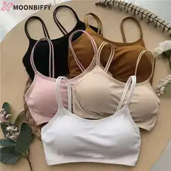 Beautiful Back Bra Bralette Women Underwear Solid Color Seamless Crossover Halter One-Piece Tube Crop Top Female Lingerie