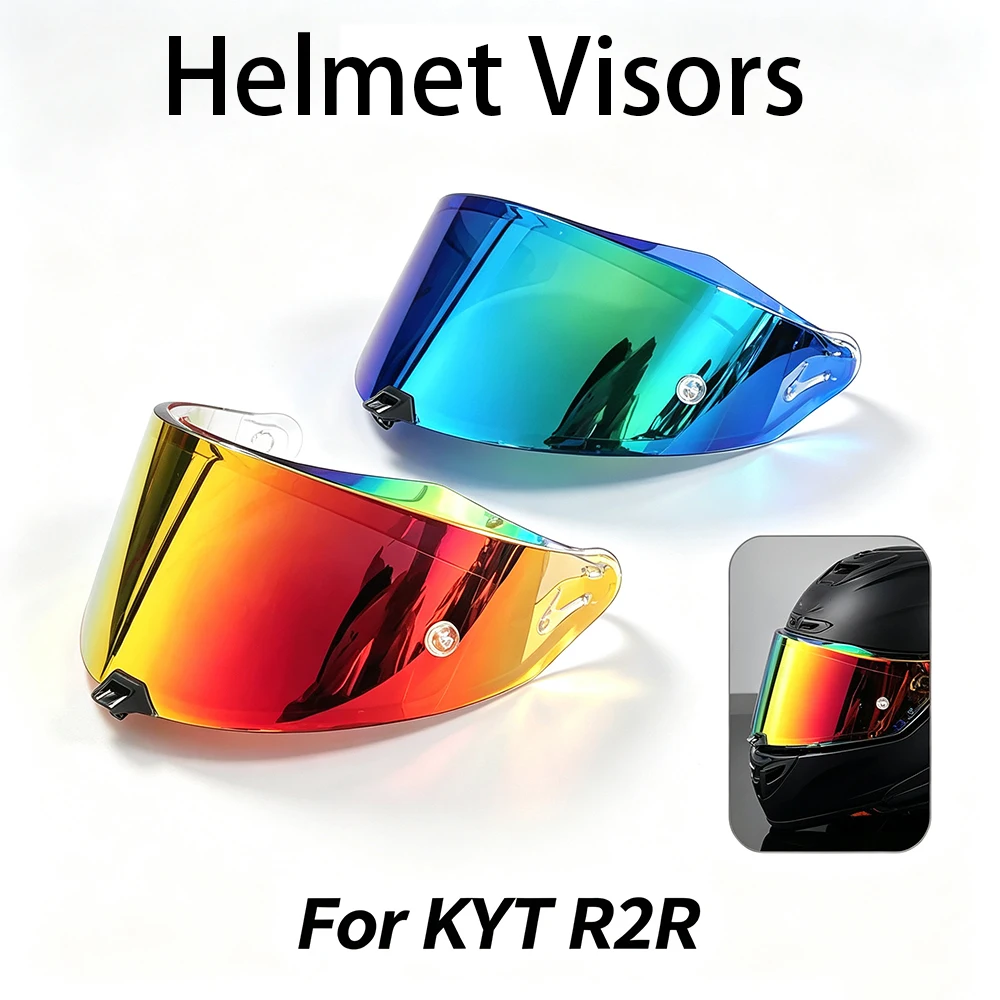 For KYT R2R Uv Protected Motorcycle Helmet Visors Replacement Lens Accessories
