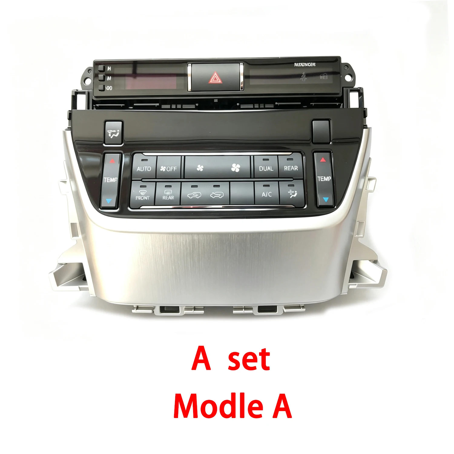 For Toyota Land Compatible with 2016-2021 models of Land Cruiser With silver protective cover and buttons complete structure
