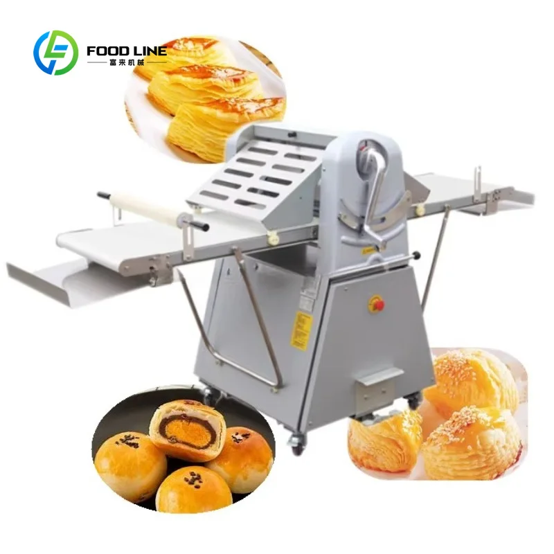 Customized Commercial Dough Roller Sheeter Machine Bakery Laminating Croissant Folding Machine Press Pastry Making Machine