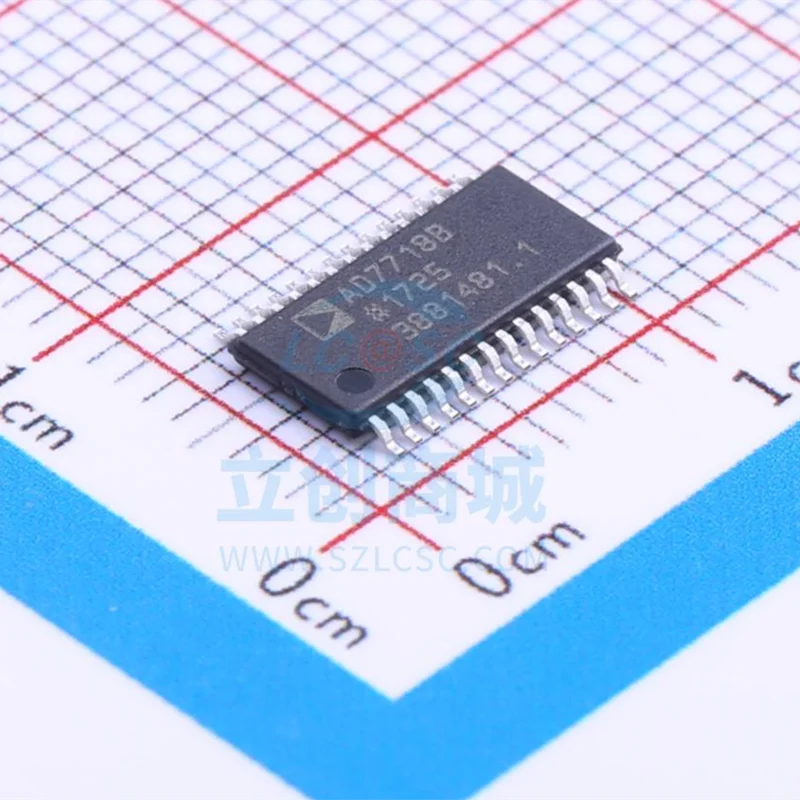 10PCS  AD7718BRUZ  AD7718BRU Mark:AD7718  IC ADC 24BIT SIGMA-DELTA 28TSSOP