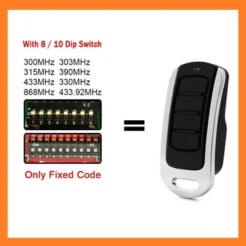 Télécommande Multi Dead, Compatible avec 280MHz, 868MHz, 300MHz, 303MHz, 315MHz, 330MHz, 433MHz, 868MHz avec interrupteur Dip 8/10