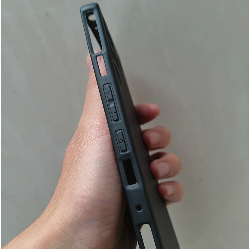 حافظة لهاتف Red Magic 11 Pro حافظة من السيليكون الناعم والنحيف باللون الأسود غير اللامع لهاتف ZTE Nubia RedMagic 11 Pro + غطاء خلفي RedMagic11Pro ممتص للصدمات