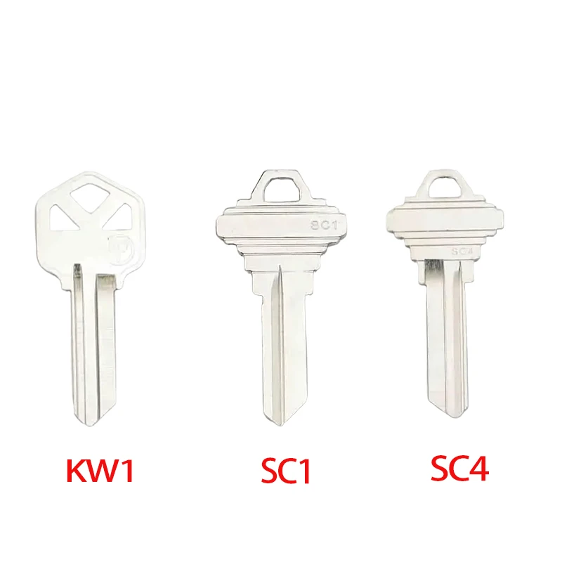 10개입 가정용 문 열쇠 KW1/SC1/SC4 키 블랭크 자물쇠 제조공 용품 블랭크 키