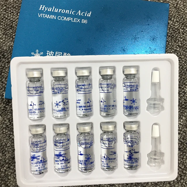 BIOAQUA 5ml kwas hialuronowy do twarzy witaminy C esencja nawilżający nawilżający odmładzanie skóry Spa pielęgnacja skóry uroda