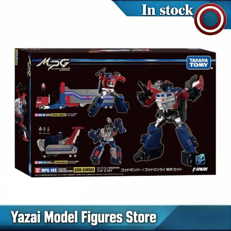 Original TAKARA TOMY Transformers MPG‑14S God Ginrai Action Figure Model Gift Toys
