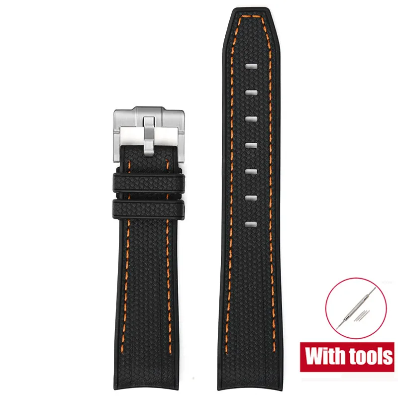 20mm duikband voor Omega X Swatch Joint MoonSwatch mannen vrouwen Arc gebogen uiteinde TPU rubberen armband voor Rolex horlogeband gereedschap