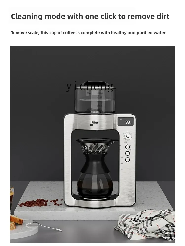 Smart Hand Coffee Machine Dripping Automatic American Drip Type Coffee Pot Household SmallC10
