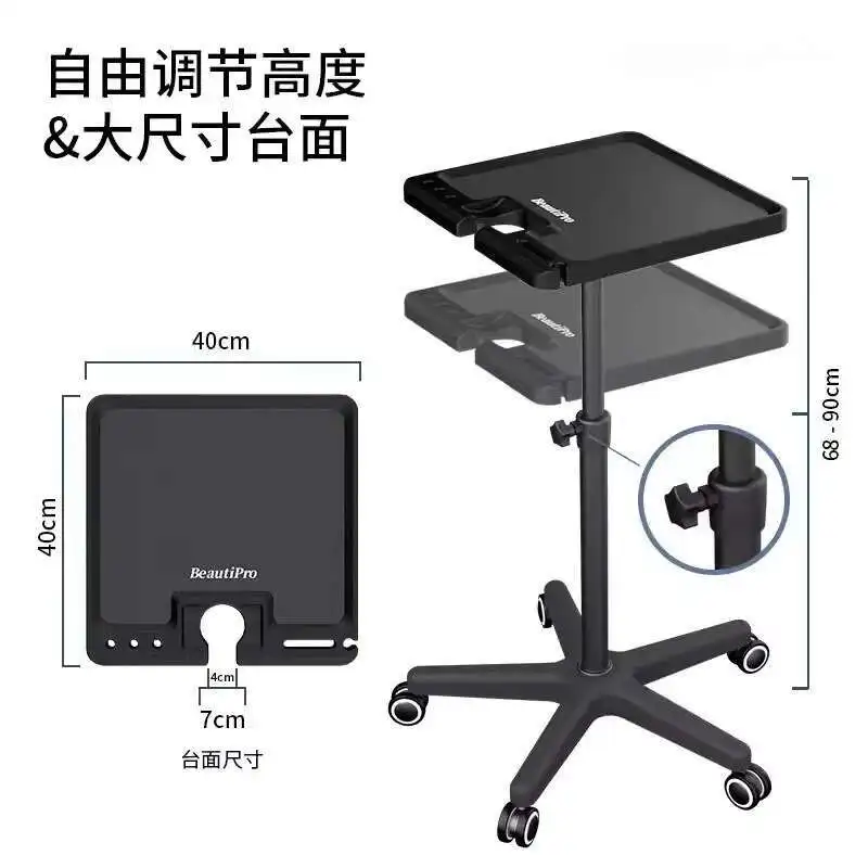 

Eyelash Auxiliary Cart Trolley Professional Organizer With Wheels Storage Beauty Salon Tray Barber Rollwagen Salon Furniture