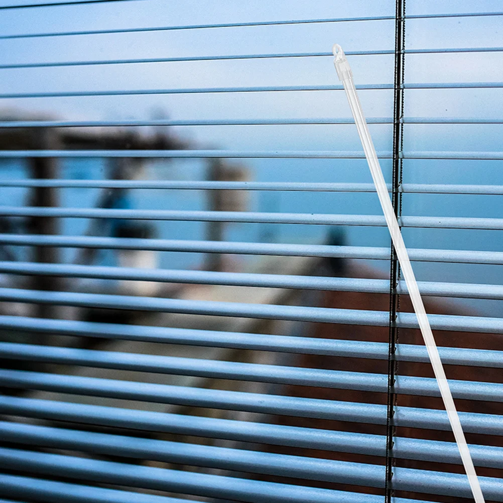 

10Pcs Blind Wand Replacement Transparent Plastic Long Window Blind Stick Tilt Rod Handle Accessory Vertical Blinds Rod