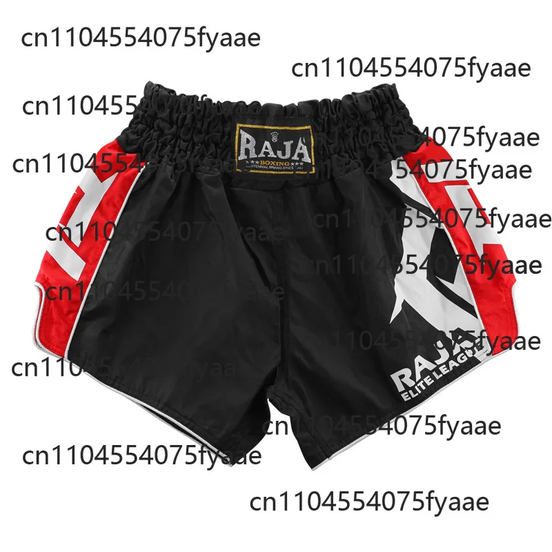 25-26 شورت ملاكمة جديد من RAJA للتدريب على الملاكمة واللياقة البدنية والصالة الرياضية والقتال MMA ماوي تايلاندية كيك بوكسينغ جذوع الملابس #1