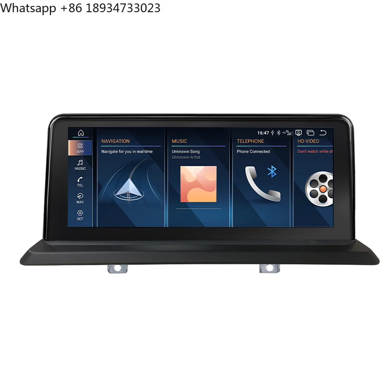 10.25 Inch Car Radio Carplay Multimedia Player for BMW 1 Series E87 E81 E82 E88 2005-2012 Multimedia Stereo Navigation