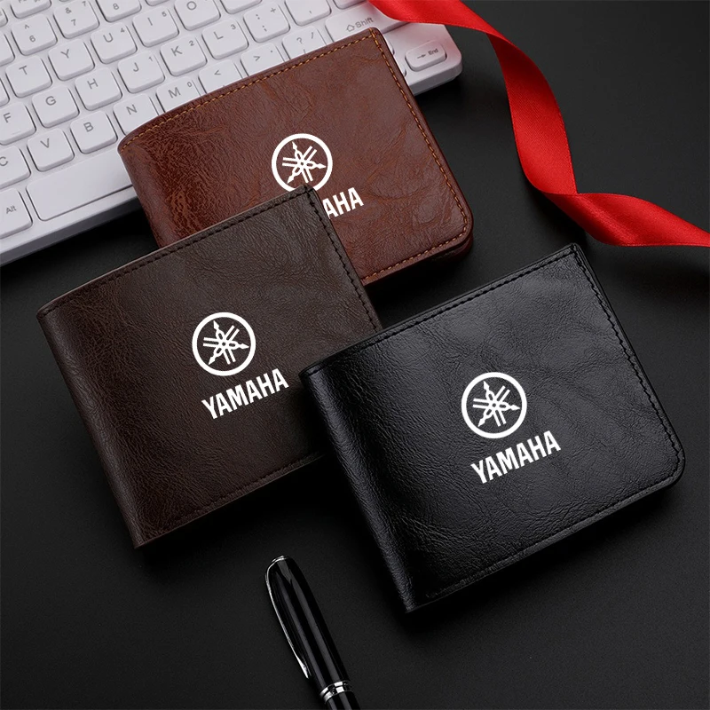 

New Leather Motorcycle Driver's license Cover Holder ID Credit Card Wallet Suede For Yamaha Car Styling