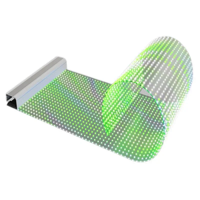 

Гибкая мягкая светодиодная панель на клейкой основе для декораций на стеклянных окнах и видеоэкранов