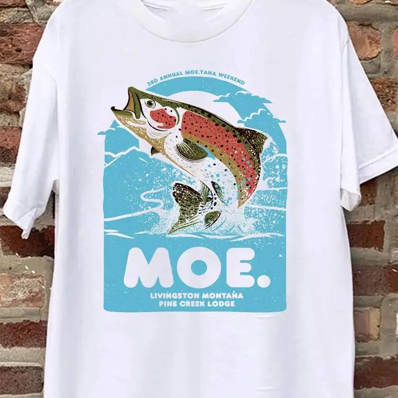 

Moe Band Jul 2025 Livingston White T Shirt All Size S 5Xl Fan Am846