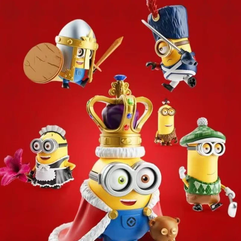 BLOKEES Block Man Minions Building Partner Edición Linda y Genial, Modelo de Ensamblaje Manual, Decoración de Escritorio, Regalo para Niños