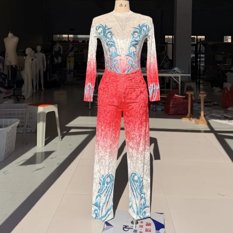 Children's Cheerleading Performance Costume Student Cheerleading Performance Clothes Adult Group Aerobics Clothing