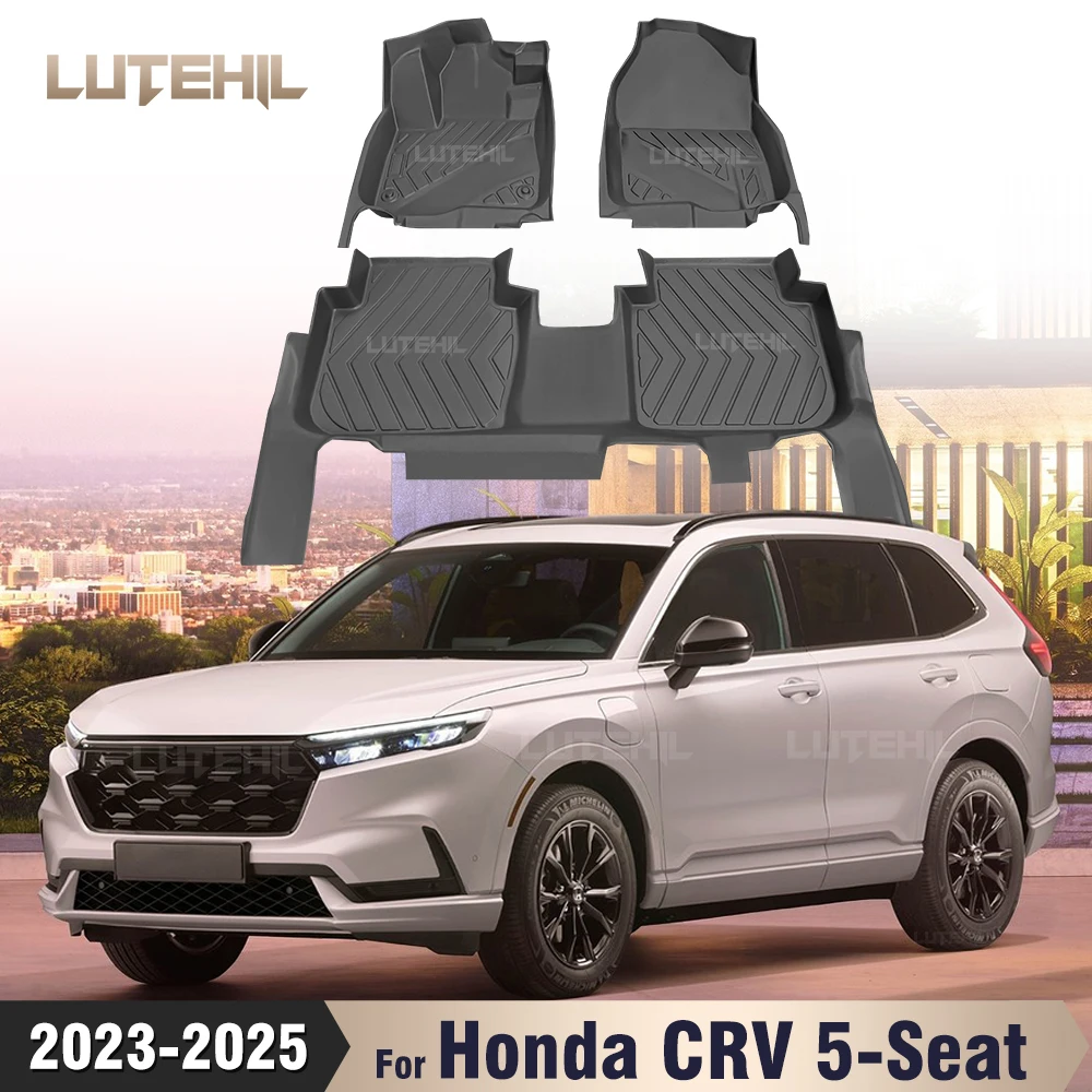 

Custom All-Weather TPE Floor Mat For Honda CRV 5-Seat 2023-2025 2024 Carpet Cover Automotive Interior Protector Accessories