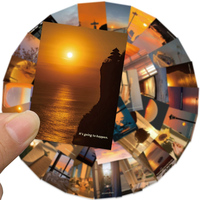 10/30/60pcs INS Beautiful Sunset Scenery Stickers Aesthetic Graffiti Decals DIY Laptop Phone Notebook Car Decoration Sticker Toy