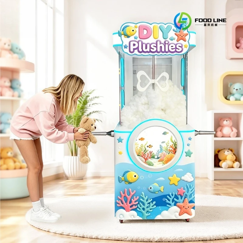 FL wholesale Low Noise OEM Build Bear Stuffing Machine Unstuffed Animal Maquina Para Rellenar Peluches High Speed Customized