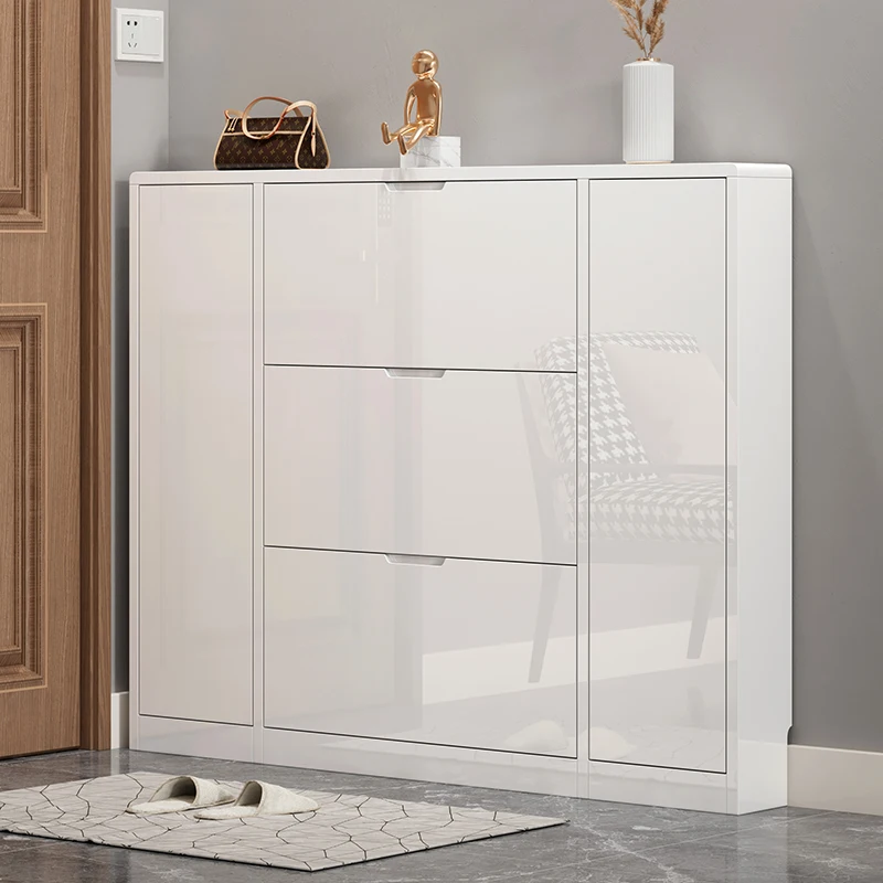 

Entryway Walls Shoe Rack Cabinet Storage Modern Drawer White Shoe Cabinet Nordic Vertical Meuble A Chaussures Home Furniture