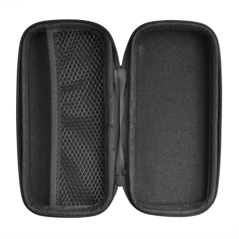 LE14DIA Travel Hard Zipper Case leather Protective Sleeve Storage Bag Pouch Speaker and cable