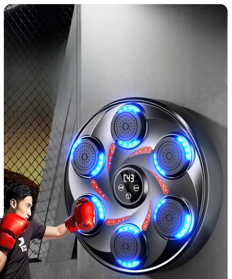 Boxing machine wall target smart musician with boxing children electronic reaction target boy birthday gift