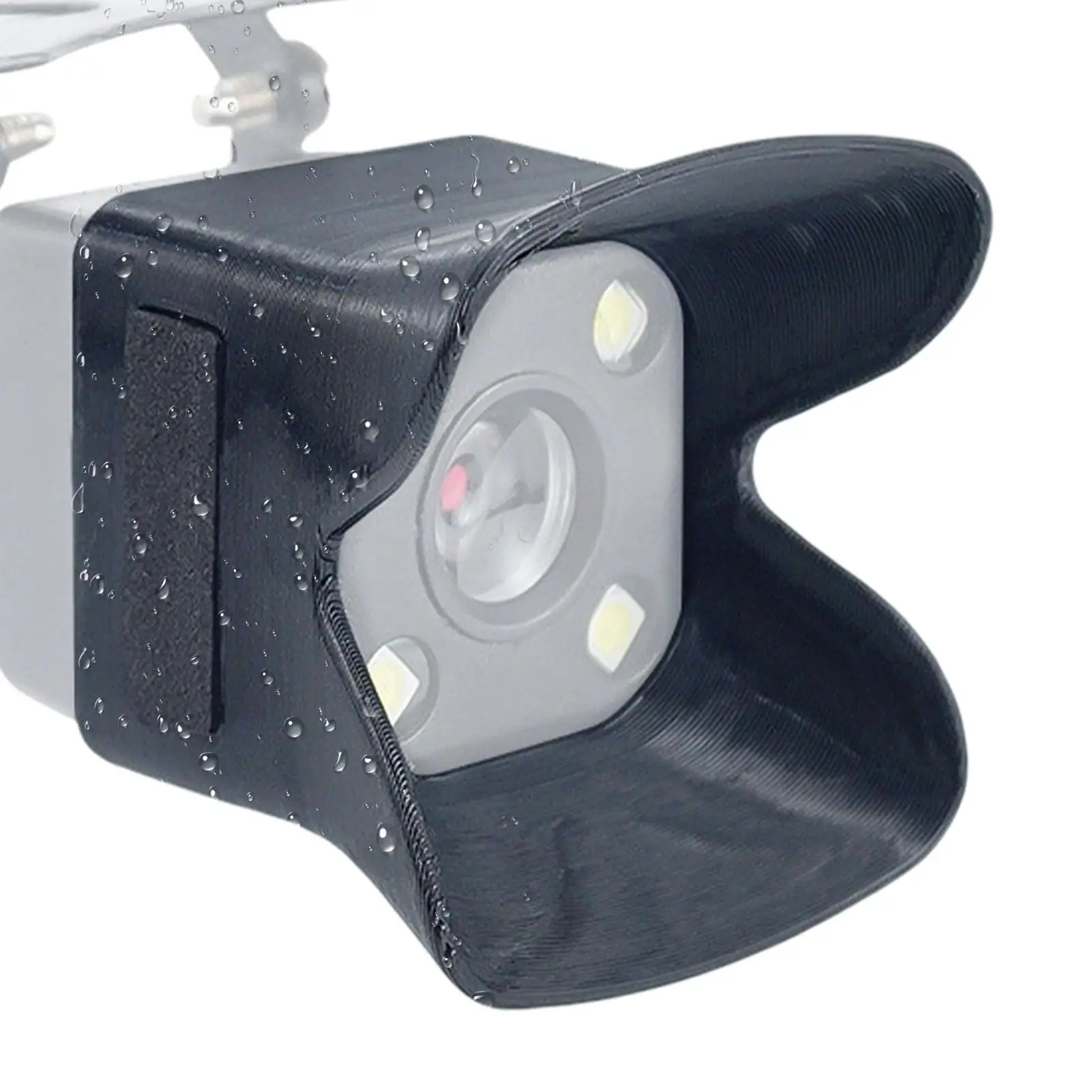 Car Camera Rain Guard Anti-Rain Universal Silicone Portable Shield Car Camera Cover For Vehicle Rear Back Bumper Reverse Rain