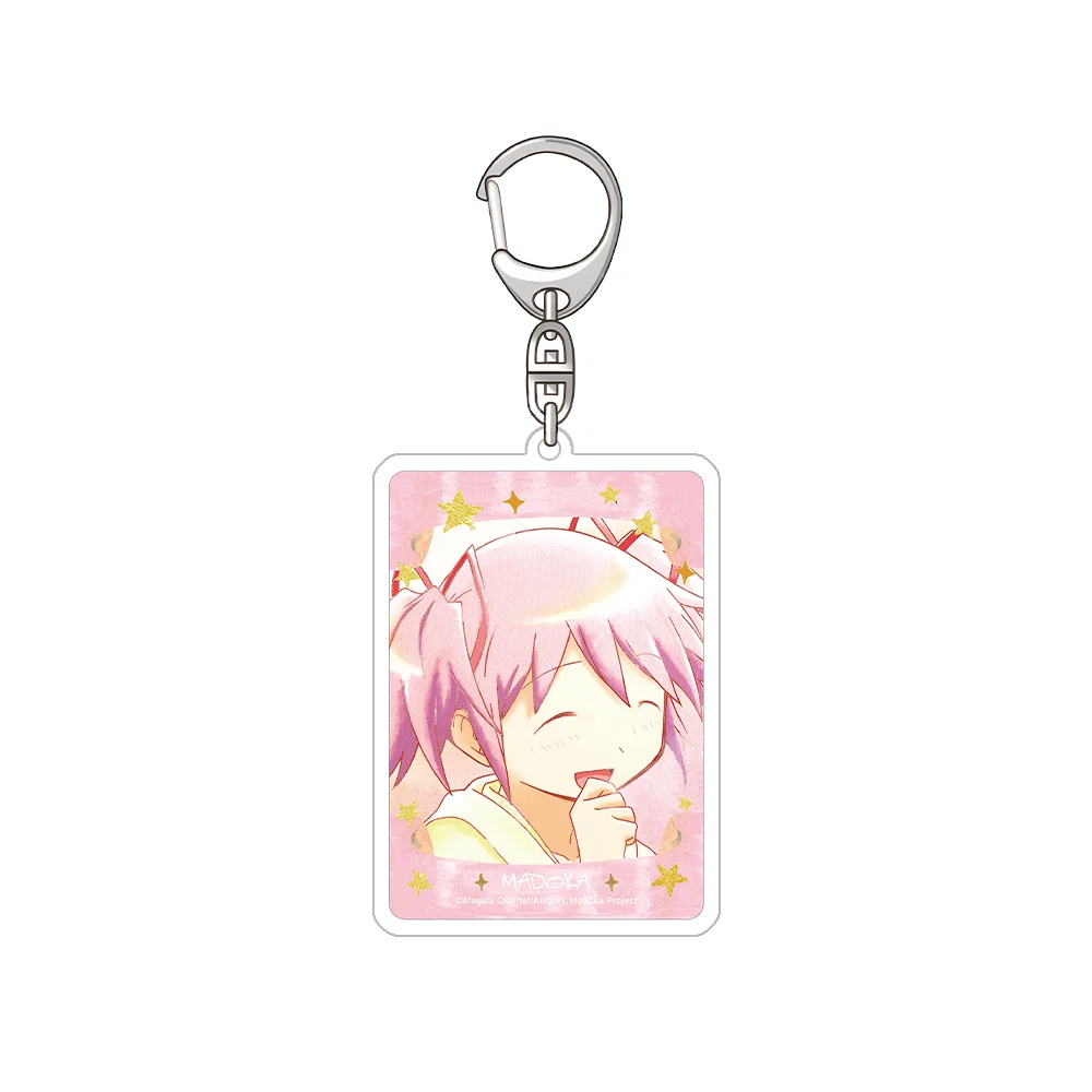 Puella Magi Madoka Magica Kaname Madoka Akemi Homura Miki Sayaka Tomoe Mami Sakura Kyōko Official Acrylic Keychain Bag pendant