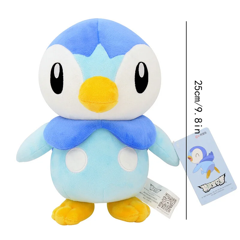 Original Pokemon Piplup Stuffed Plush Toys Doll Soft Animal Kawaii Anime Dolls Birthday Party Gift For Kids Friends Boy