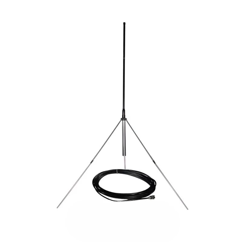 

1/4 wave professional GP antenna 1~ 50W 5 frequency aluminum alloy antenna FM transmitter antenna 8m cable selection