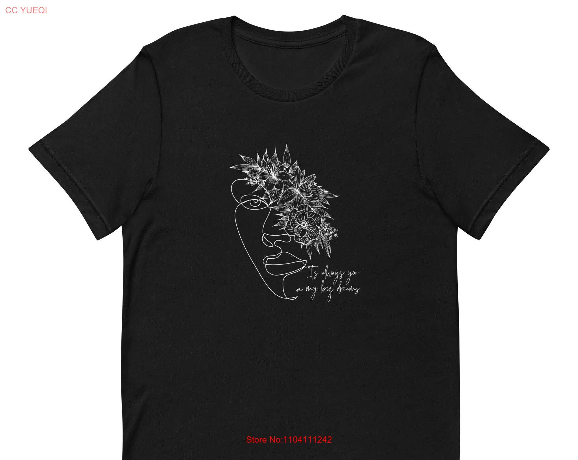 T-shirt inspiré de Konstantine Something, chanson d'entreprise, lyrique, c'est toujours vous dans mon grand AttAndrew McMahon