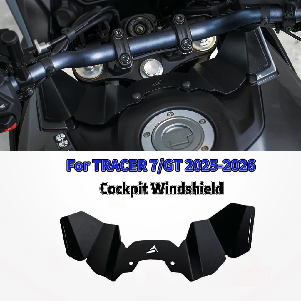 

For Yamaha Tracer 7/GT Motorcycle Updraft Airflow Panel Accessories 2025 TRACER 7/GT Cockpit Windscreen Deflector Wind Buffeting