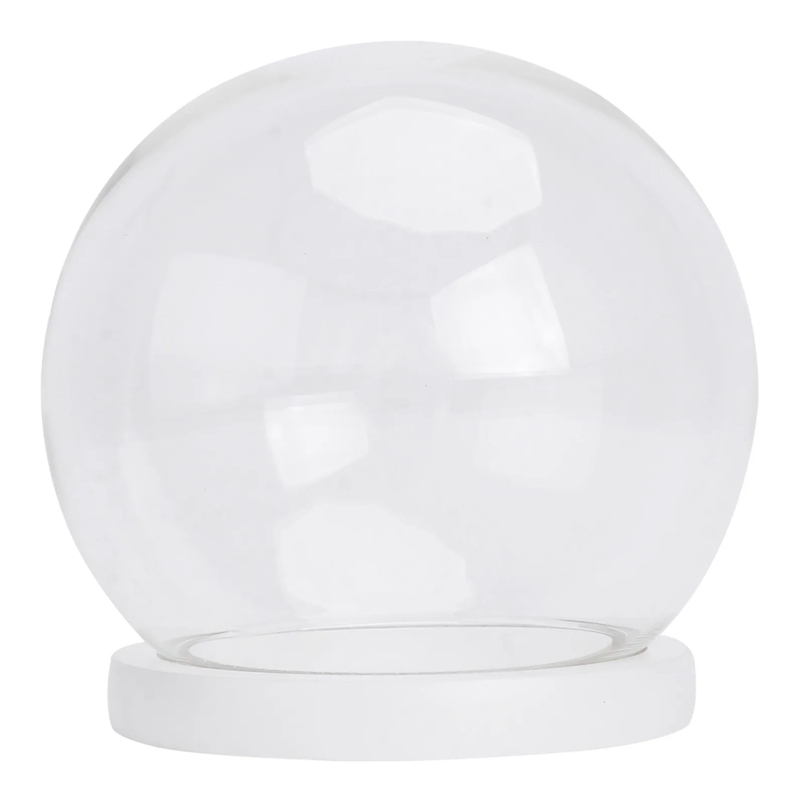 

1Pcs Glass Dome Decor Adornment for Immortal Flowers Dried Flower Arrangements Tabletop Mantelpiece Stylish Home Interior