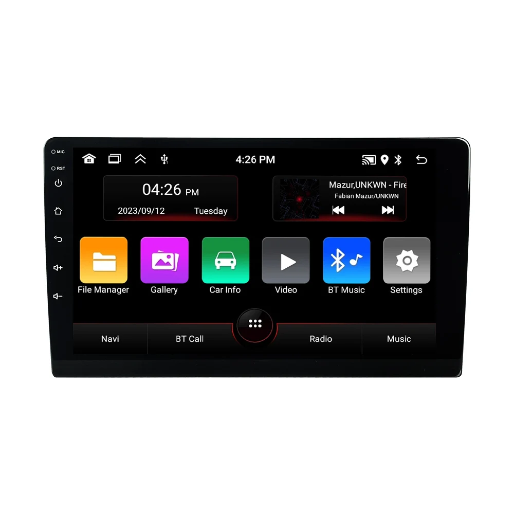 

MEKEDE Car Radio Audio GPS Navigation Android Multimedia GPS FM BT Car-play Auto Radio for 1din 9inch universal