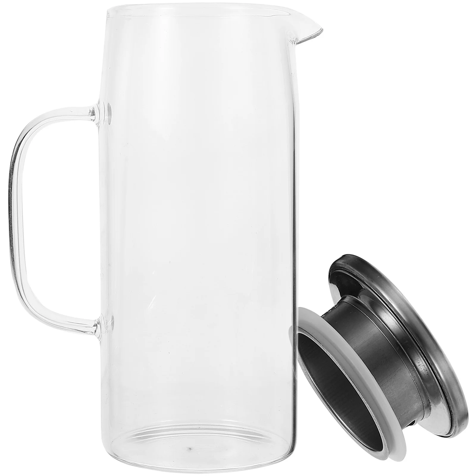 

Large Glass Explosion-Proof Water Pitcher Hot Cold Beverage Jug Iced Tea Juice Drink Kettle Glass Water Pitcher