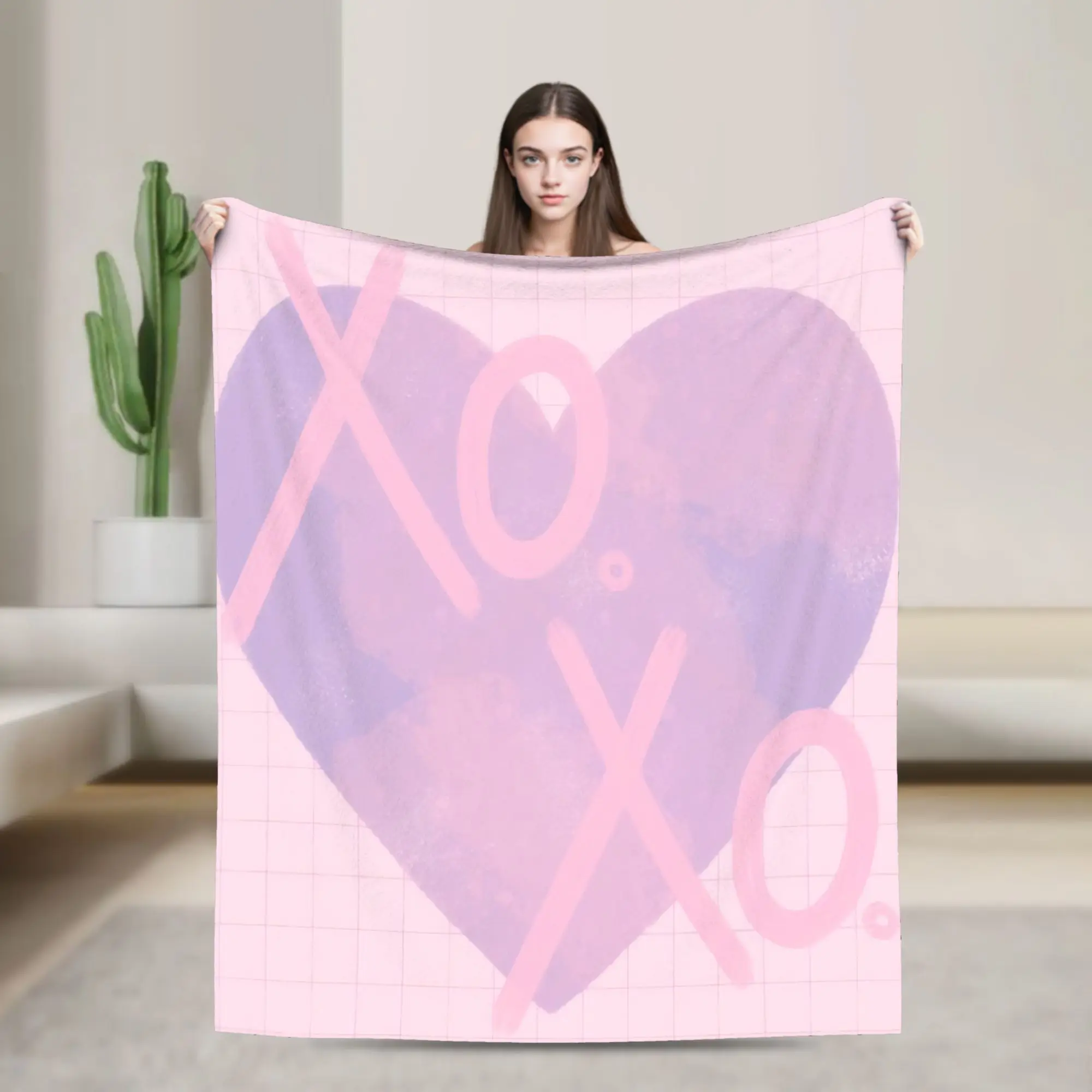 Super Warm Blanket Camping TV XO Kitty Kim Min Ho Bedding Throws Flannel Bedspread For Home Decor Fluffy Sofa Bed Cover