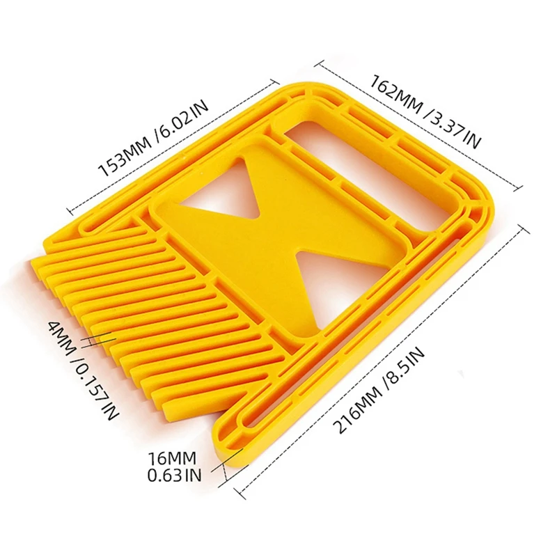 Long Version Multi-Purpose Feather Board For Flip Engraving Machine Table Saw Band-Saw Miter Gauge Slot Woodwork Tools