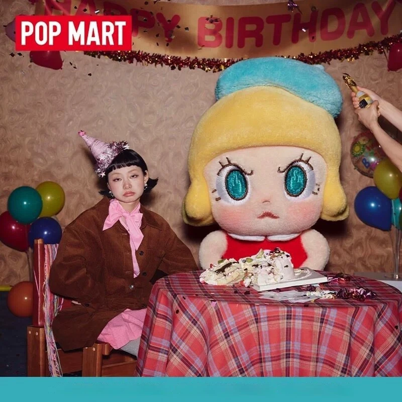 

100%Original POP MART Angry Molly Mood Blossom Series Plush Toy Original Blind Box Surprise Mystery Box Cute Anime Action Figure