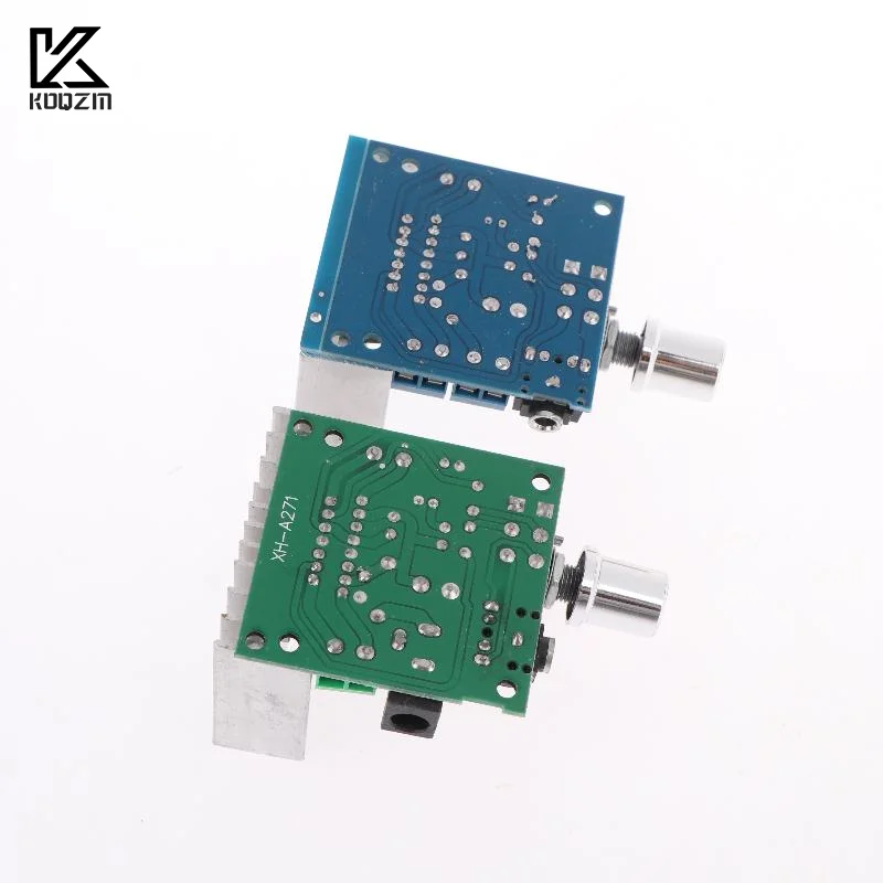 Płytka wzmacniacza Cyfrowa płytka wzmacniacza Dwukanałowy wzmacniacz Gotowy Bezszumowy 12V Podwójny 15W