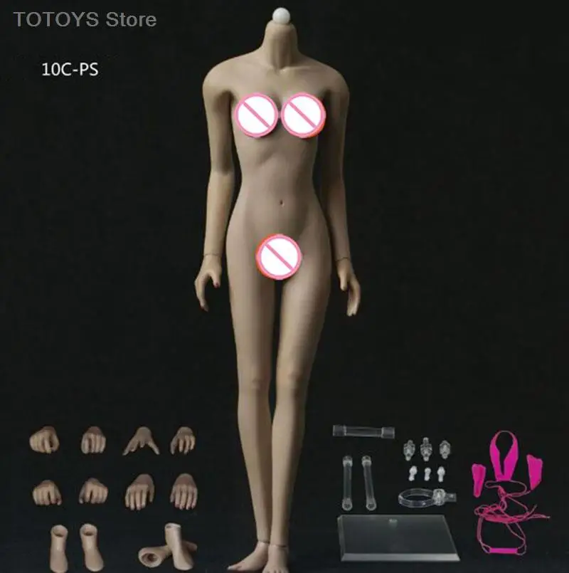 JIAOU DOLL 1/6 JOQ-10C / JOQ-06C سوبر مرنة سلس أنثى الجسم هيكل عظمي معدني انفصال نموذج القدم لنحت الرأس 1:6